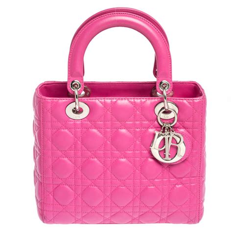 lady dior in pink purseforum|christian Dior pink makeup bag.